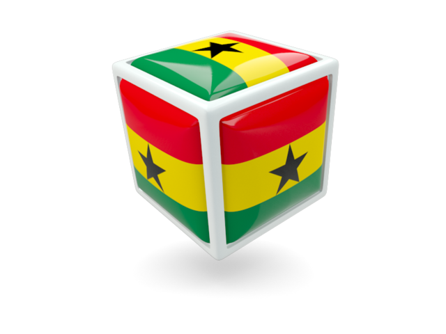 Cube icon. Download flag icon of Ghana at PNG format