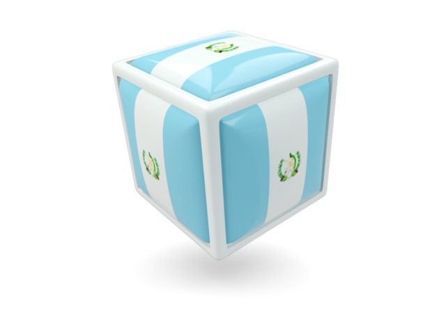Cube icon. Download flag icon of Guatemala at PNG format