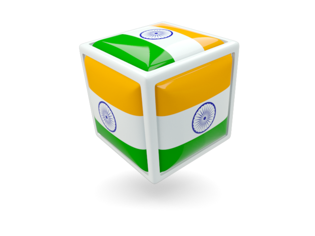 Cube icon. Download flag icon of India at PNG format