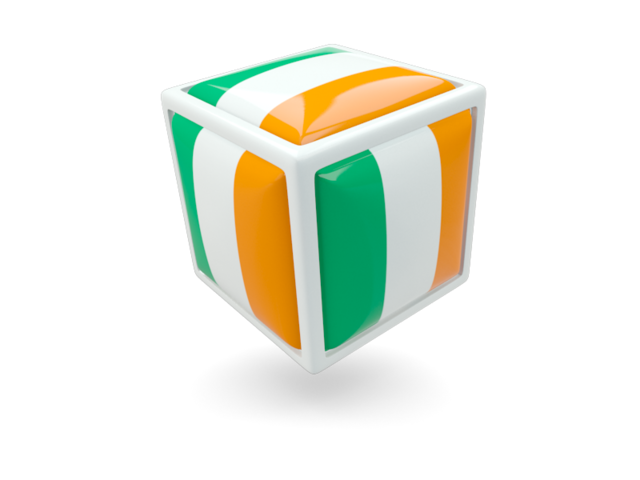 Cube icon. Download flag icon of Ireland at PNG format