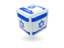 Israel. Cube icon. Download icon.