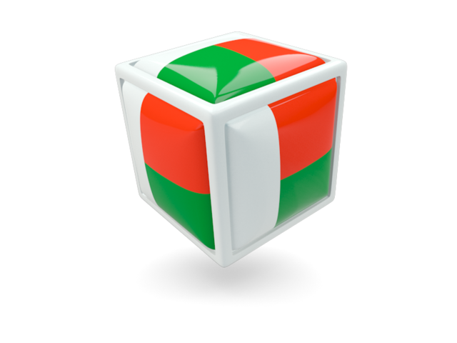 Cube icon. Download flag icon of Madagascar at PNG format