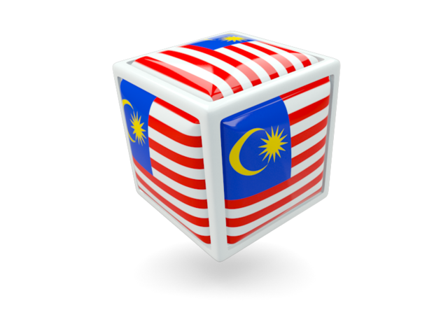 Иконка-кубик. Скачать флаг. Малайзия