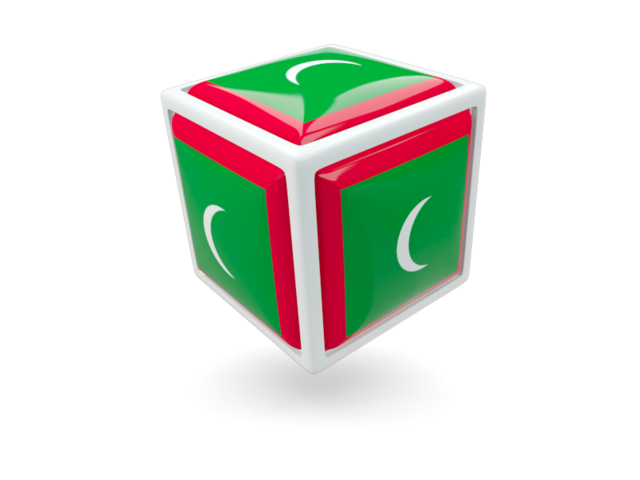 Cube icon. Download flag icon of Maldives at PNG format