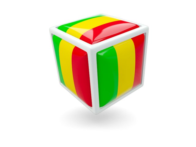 Cube icon. Download flag icon of Mali at PNG format