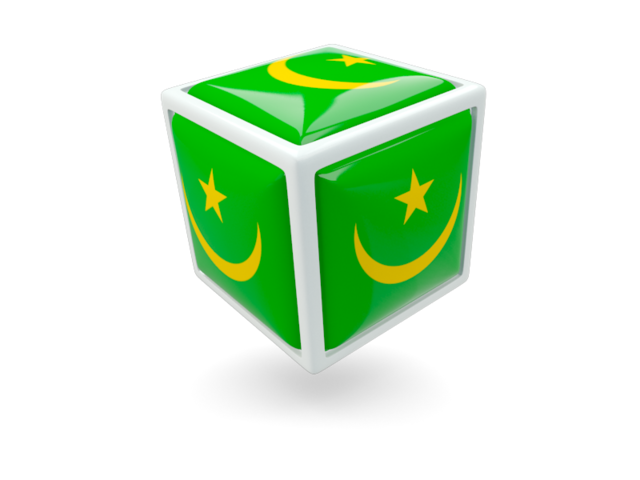 Cube icon. Download flag icon of Mauritania at PNG format