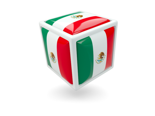 Иконка-кубик. Скачать флаг. Мексика