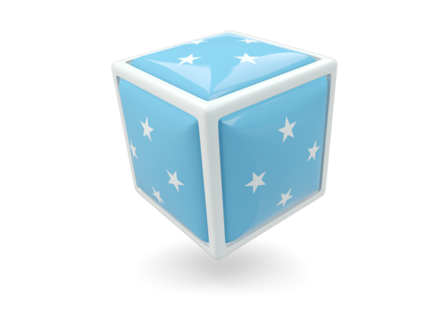 Cube icon. Download flag icon of Micronesia at PNG format