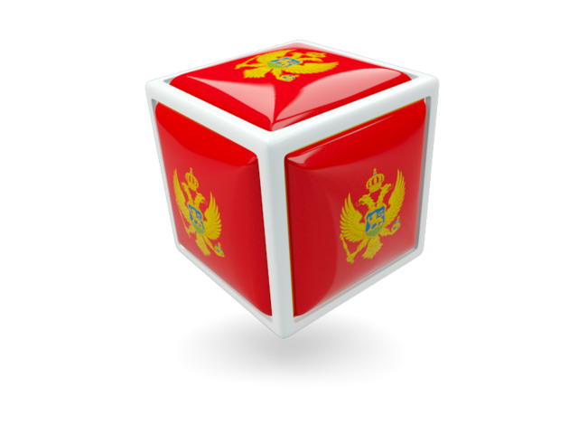 Cube icon. Download flag icon of Montenegro at PNG format