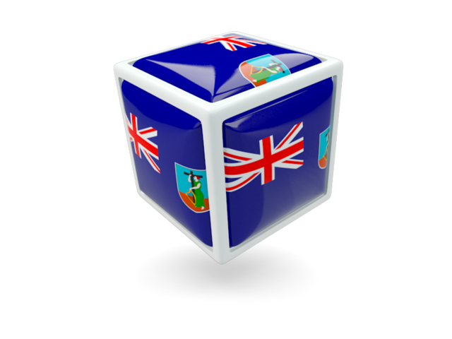 Cube icon. Download flag icon of Montserrat at PNG format