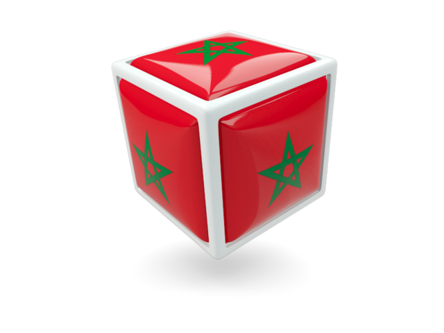 Иконка-кубик. Скачать флаг. Марокко
