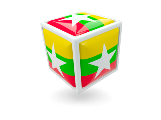 Cube icon. Download flag icon of Myanmar at PNG format
