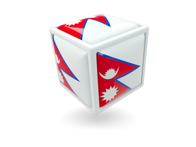 Cube icon. Download flag icon of Nepal at PNG format