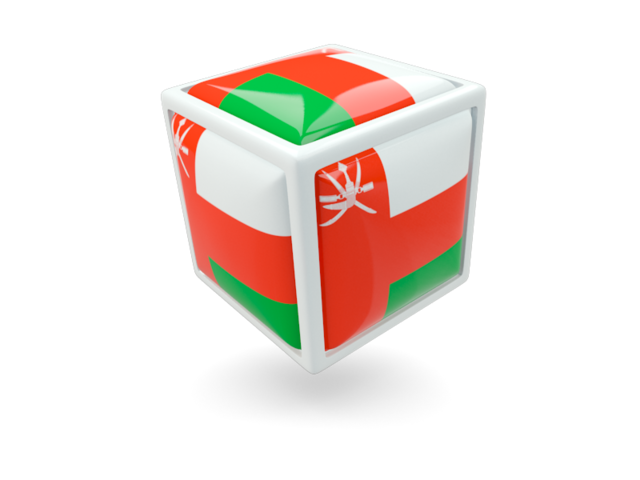 Cube icon. Download flag icon of Oman at PNG format