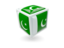 Pakistan. Cube icon. Download icon.