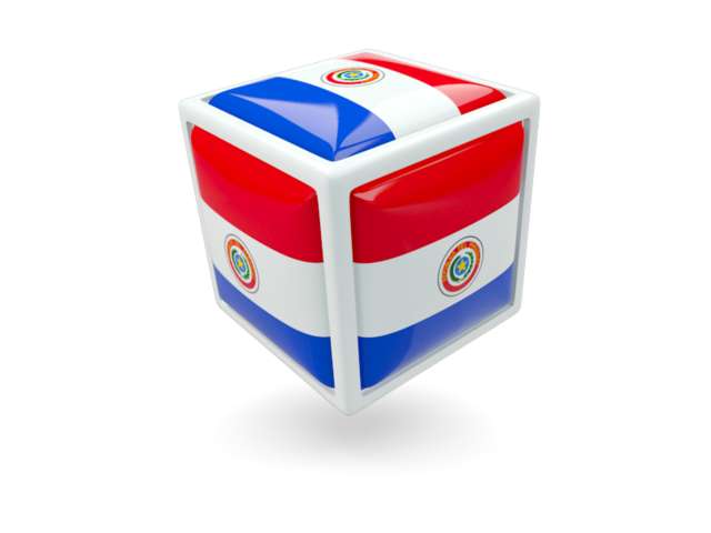 Иконка-кубик. Скачать флаг. Парагвай