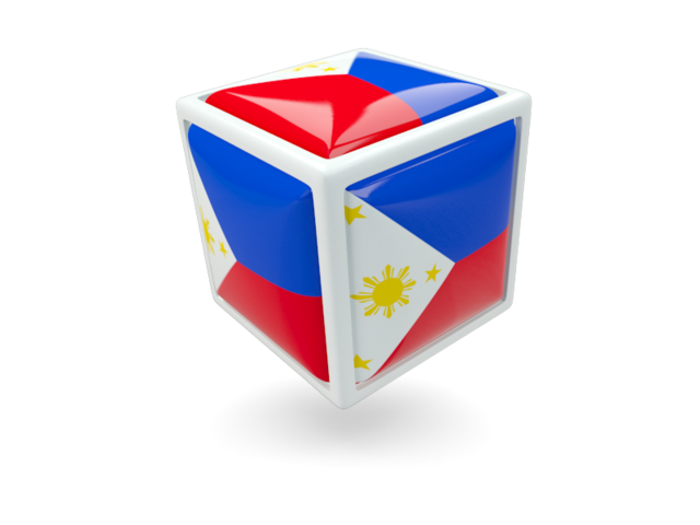Cube icon. Download flag icon of Philippines at PNG format