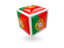 Portugal. Cube icon. Download icon.