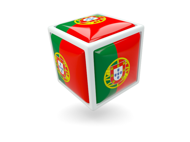 Иконка-кубик. Скачать флаг. Португалия