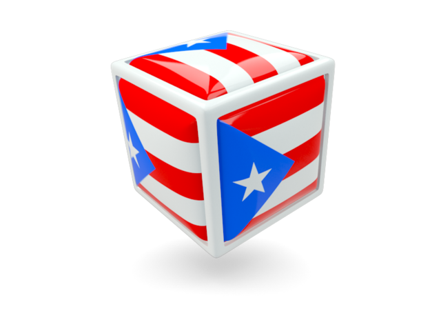 Иконка-кубик. Скачать флаг. Пуэрто-Рико