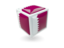 Qatar. Cube icon. Download icon.