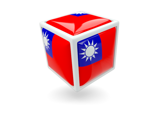 Cube icon. Download flag icon of Taiwan at PNG format