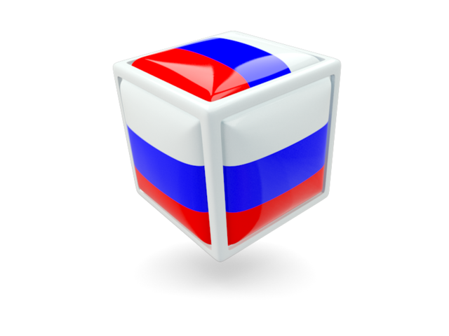Cube icon. Download flag icon of Russia at PNG format