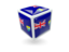 Saint Helena. Cube icon. Download icon.