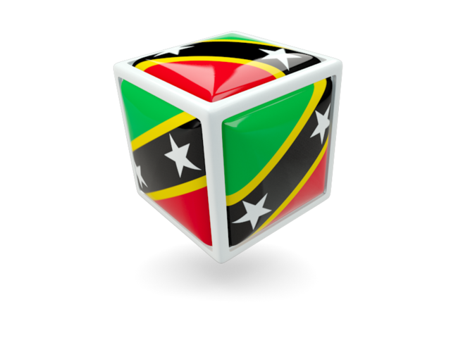 Cube icon. Download flag icon of Saint Kitts and Nevis at PNG format