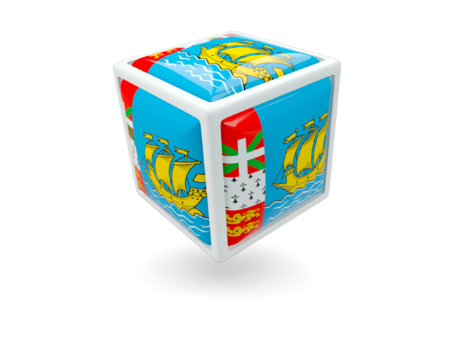 Cube icon. Download flag icon of Saint Pierre and Miquelon at PNG format