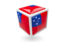 Samoa. Cube icon. Download icon.
