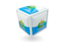 San Marino. Cube icon. Download icon.