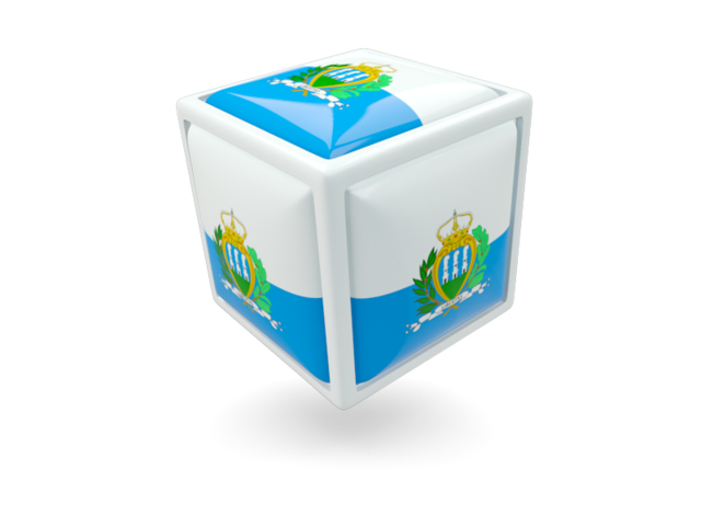 Cube icon. Download flag icon of San Marino at PNG format