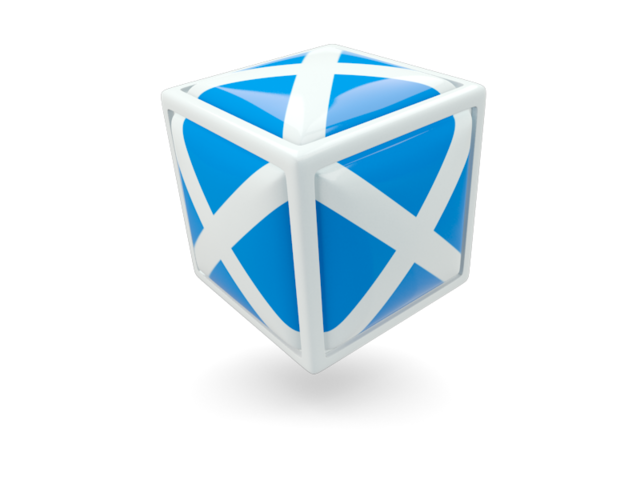 Cube icon. Download flag icon of Scotland at PNG format