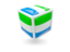 Sierra Leone. Cube icon. Download icon.