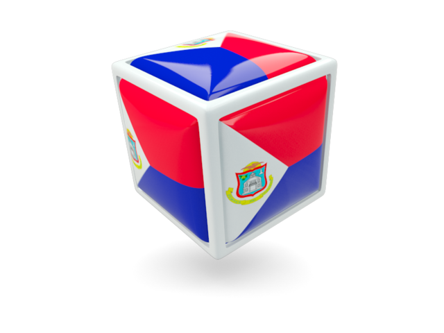 Cube icon. Download flag icon of Sint Maarten at PNG format