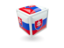 Slovakia. Cube icon. Download icon.