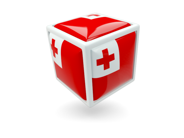 Cube icon. Download flag icon of Tonga at PNG format