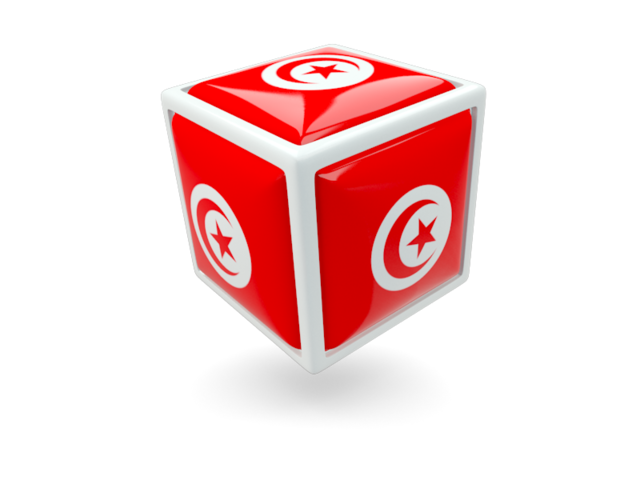 Иконка-кубик. Скачать флаг. Тунис