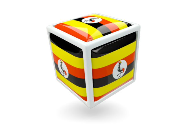 Cube icon. Download flag icon of Uganda at PNG format