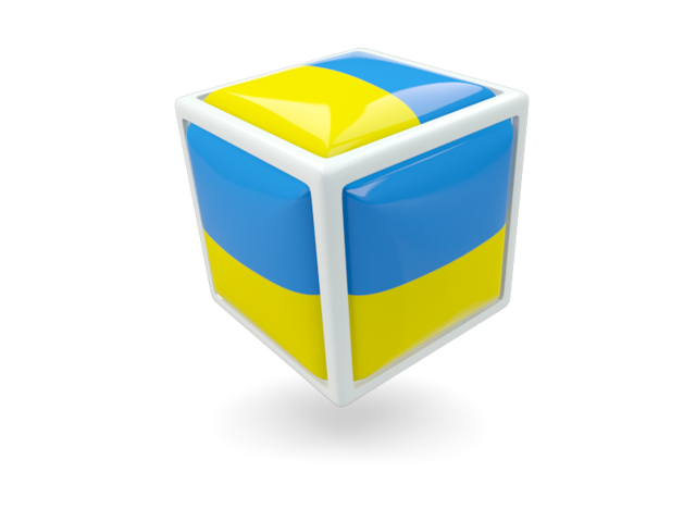 Cube icon. Download flag icon of Ukraine at PNG format