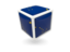 Flag of state of Alaska. Cube icon. Download icon