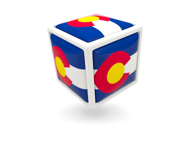 Cube icon. Download flag icon of Colorado