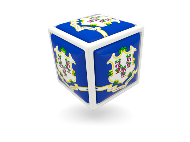 Cube icon. Download flag icon of Connecticut