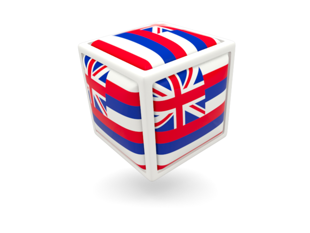 Cube icon. Download flag icon of Hawaii