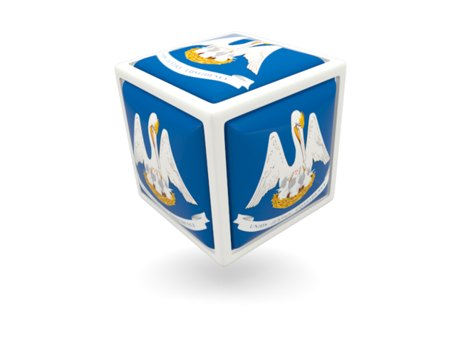 Cube icon. Download flag icon of Louisiana
