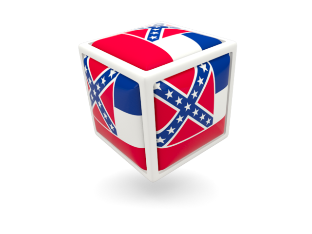 Иконка-кубик. Загрузить иконку флага штата Миссисипи