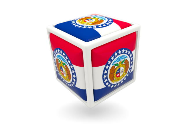 Cube icon. Download flag icon of Missouri
