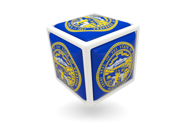 Cube icon. Download flag icon of Nebraska