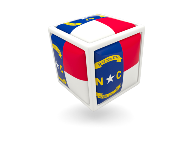 Cube icon. Download flag icon of North Carolina